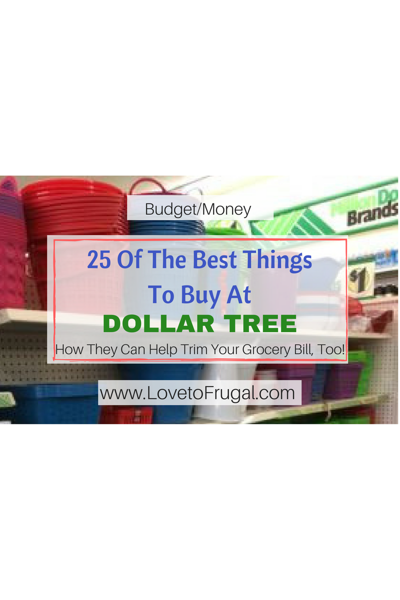 25 Of The Best Things To Buy At Dollar Tree - Love To Frugal