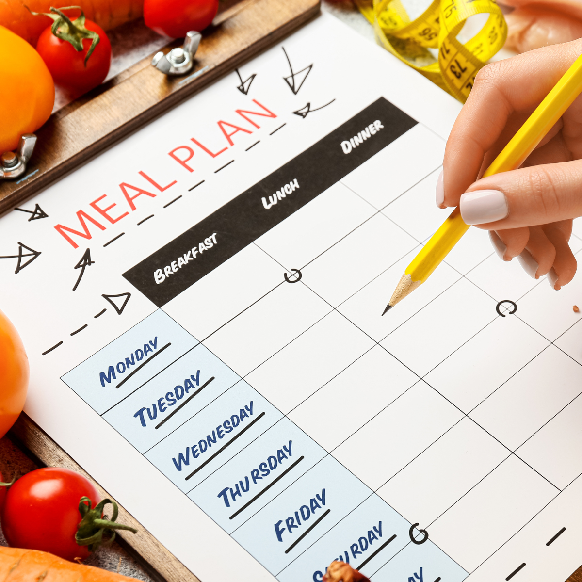 meal plan calendar