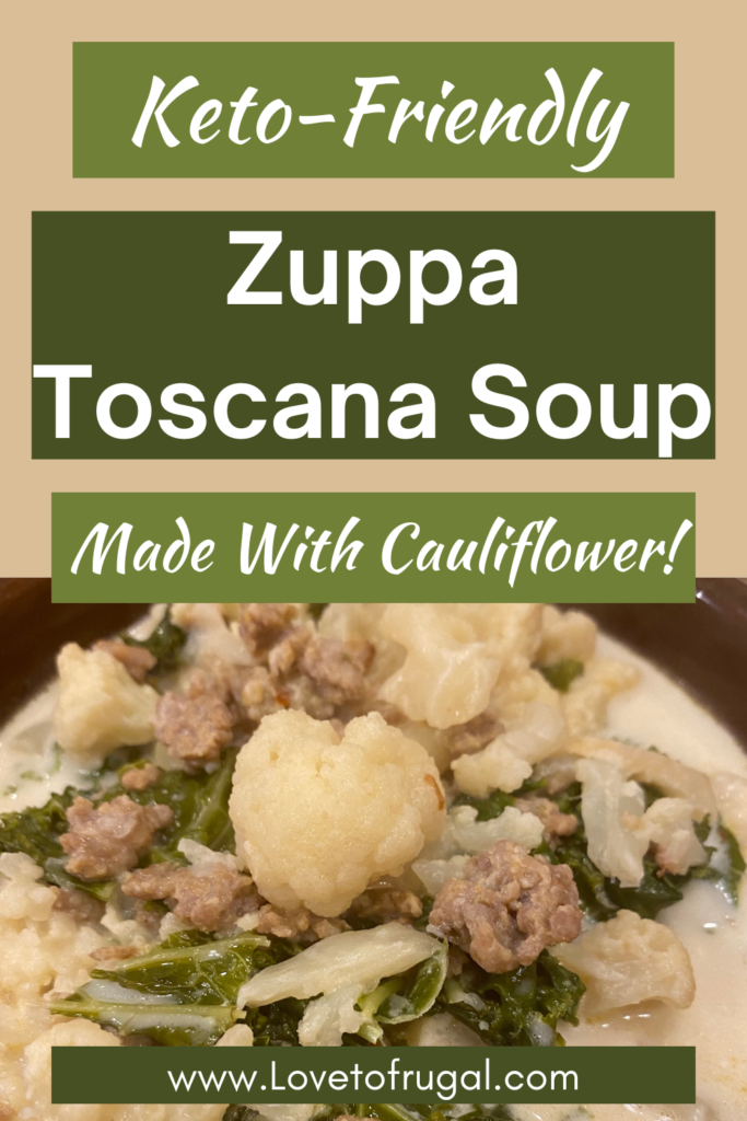 low carb Zuppa toscana pin