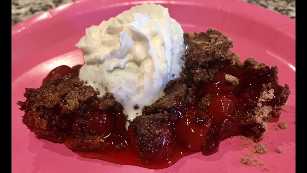 chocolate cherry dump cake