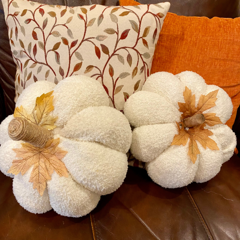 how to make a pumpkin pillow