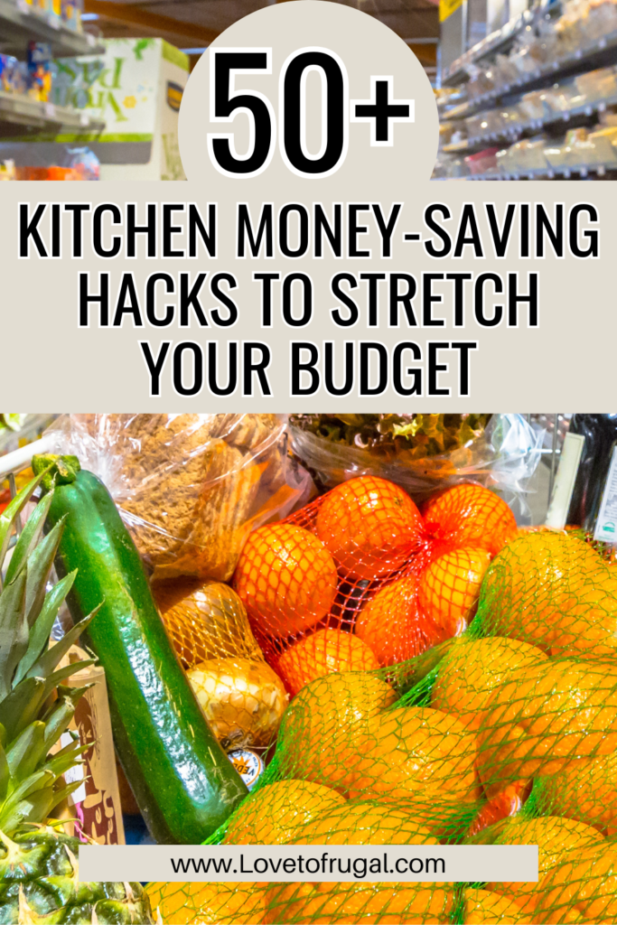 kitchen money-saving hacks