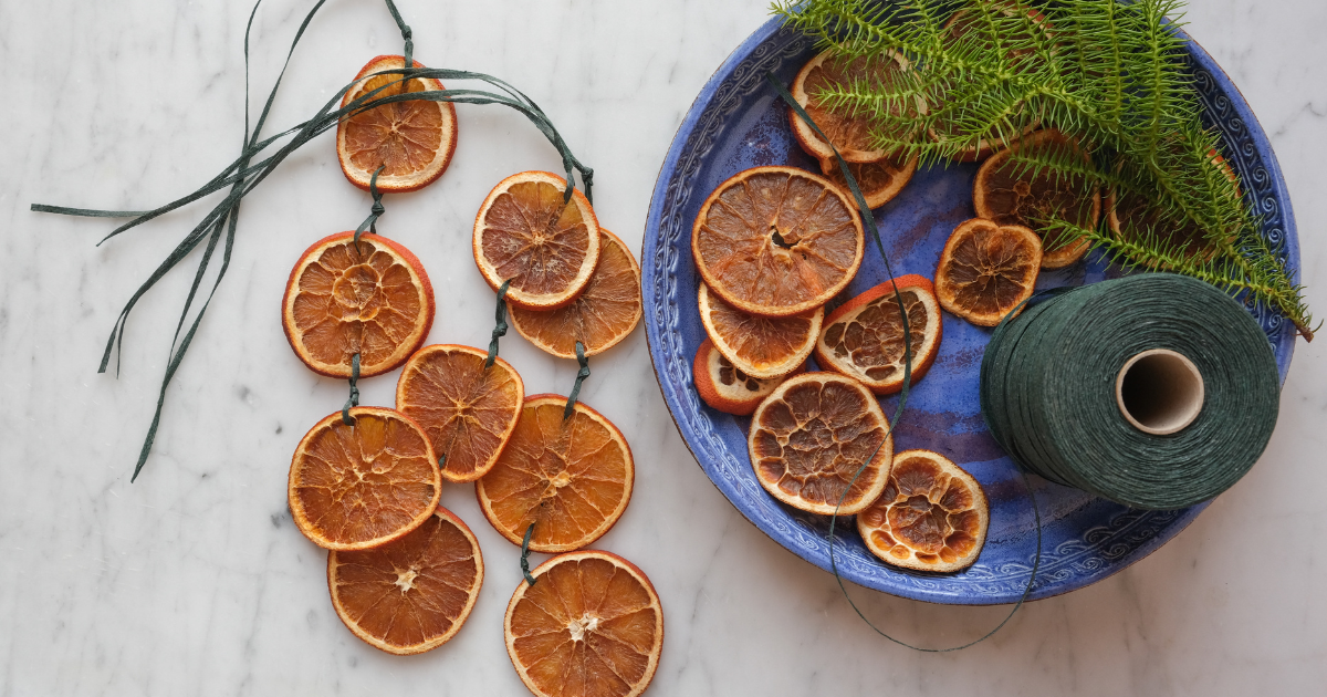 dehydrated orange slices