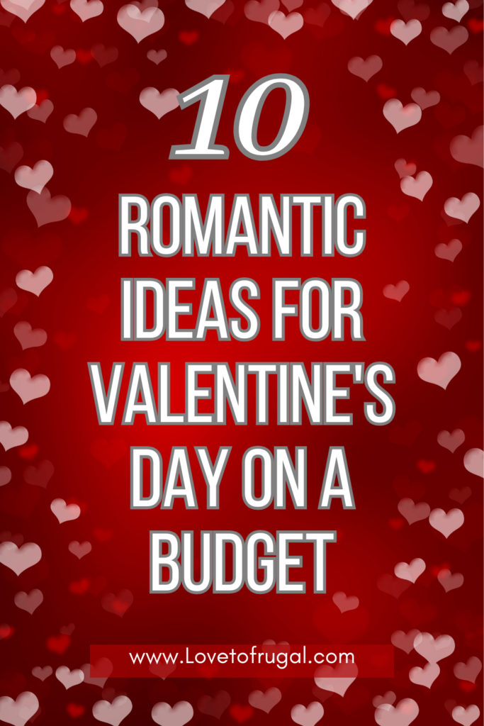 Valentine's Day on a budget pin