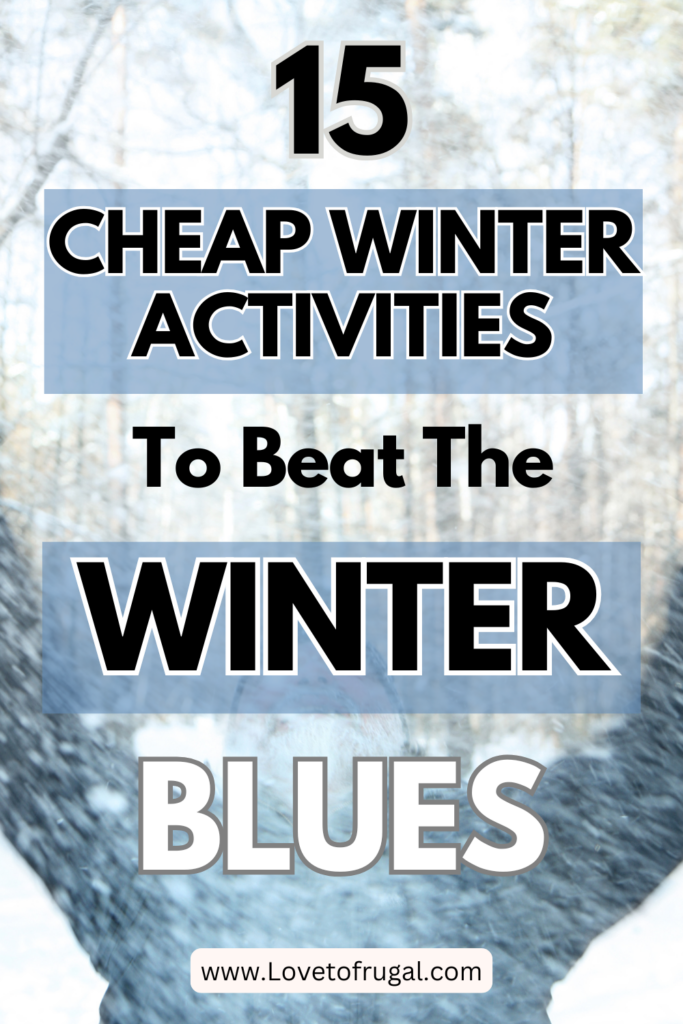 cheap winter activities pin