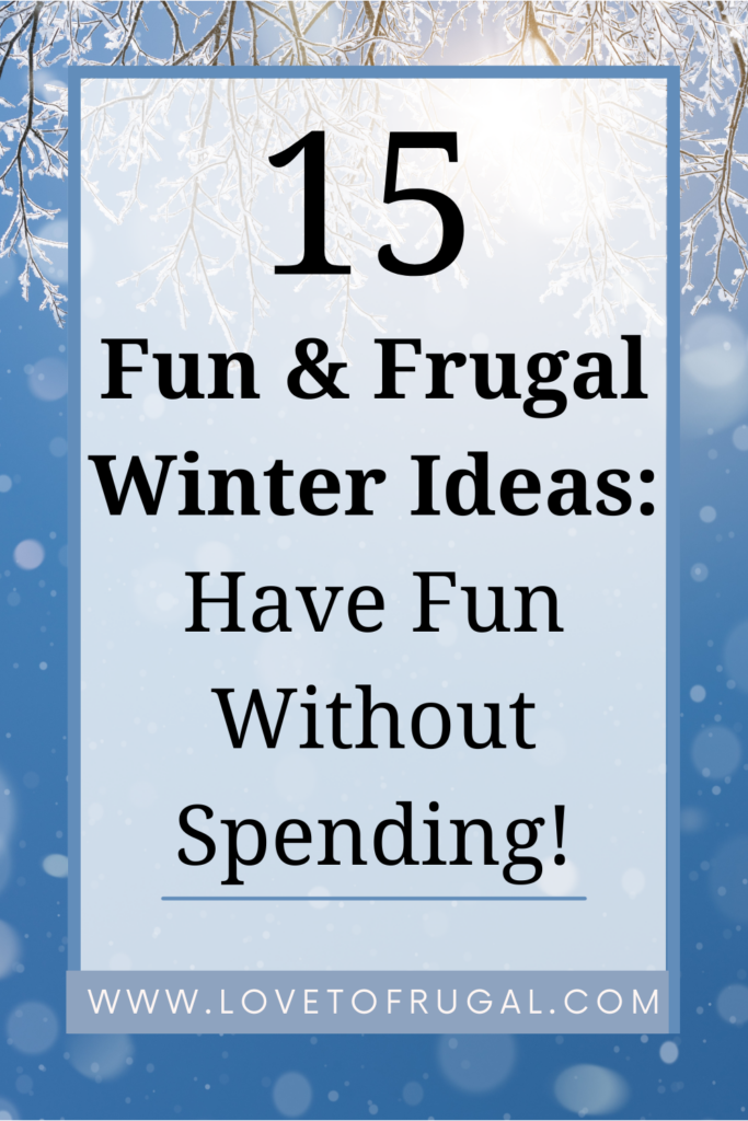 cheap winter activities pin