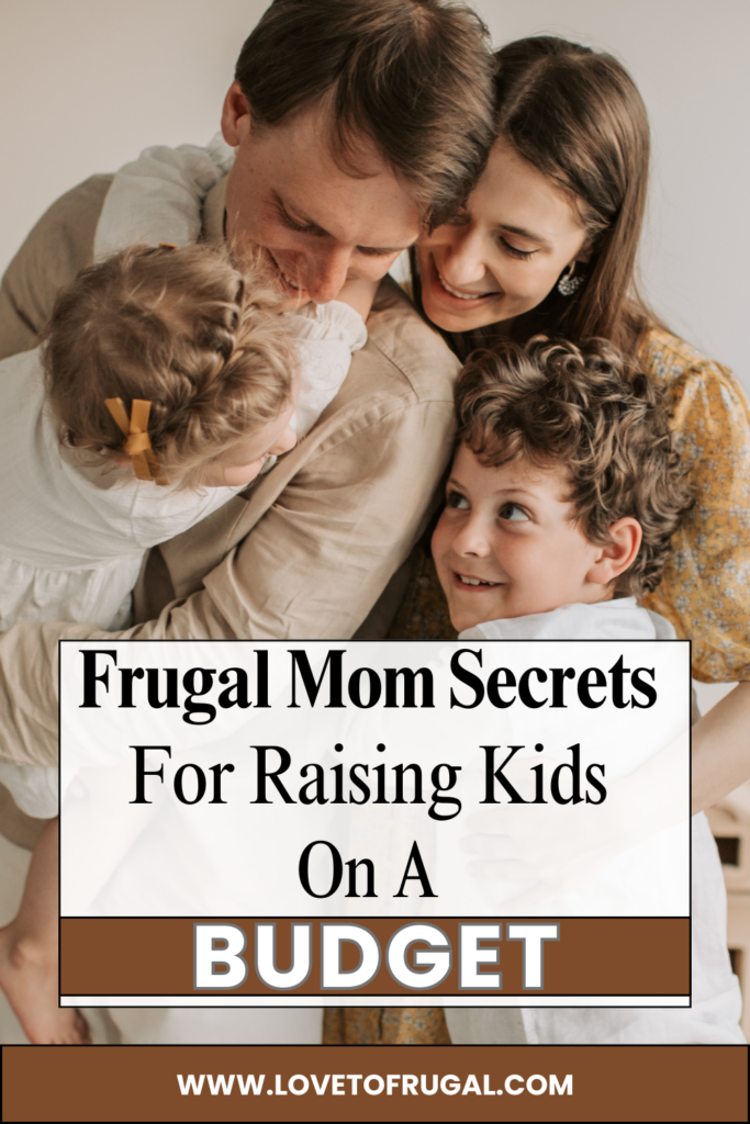 raising kids on a budget pin